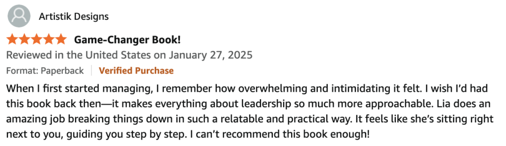 The New Manager Playbook Review